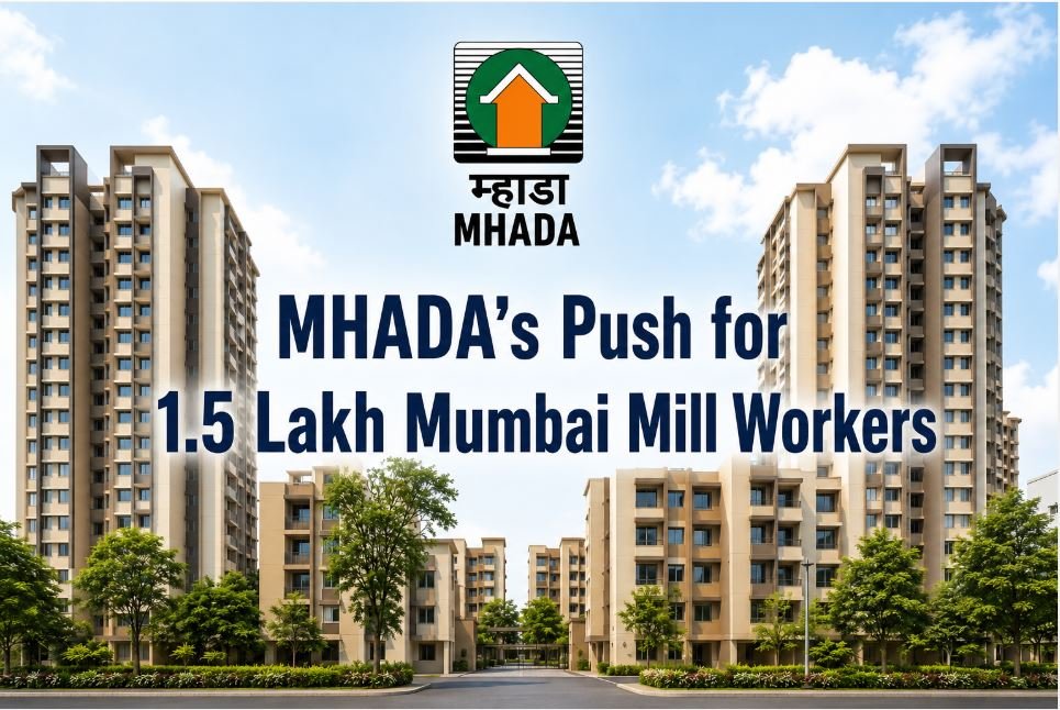 MHADA’s New Housing Push for 1.5 Lakh Mumbai Mill Workers: Can Developer Participation Finally Unlock Long-Pending Homes?